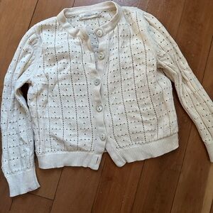 Misha & Puff windowpane cardigan